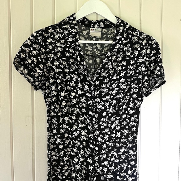 90s Button Down Dress - Picture 1 of 6